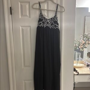 Black and White Maxi Dress